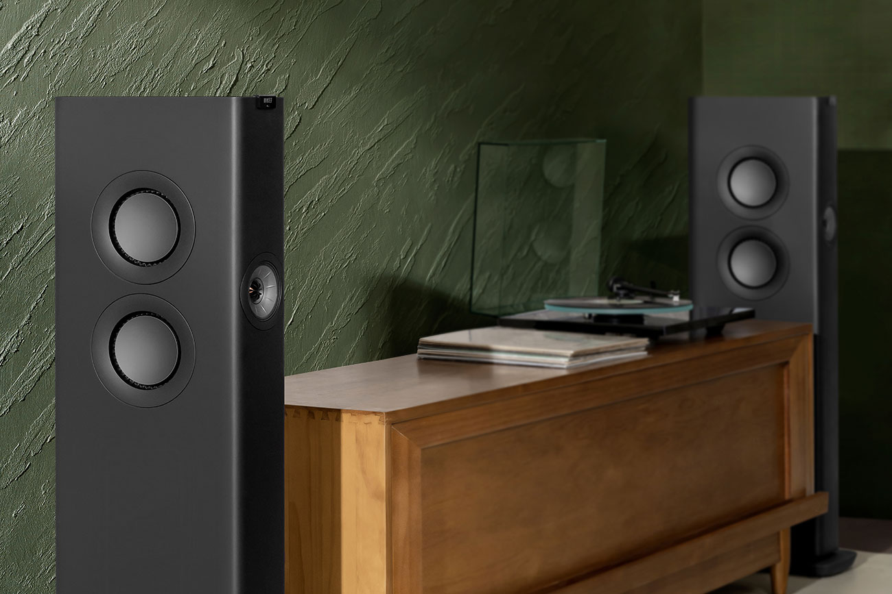 Kef LS60 Wireless Speakers Mock Setup