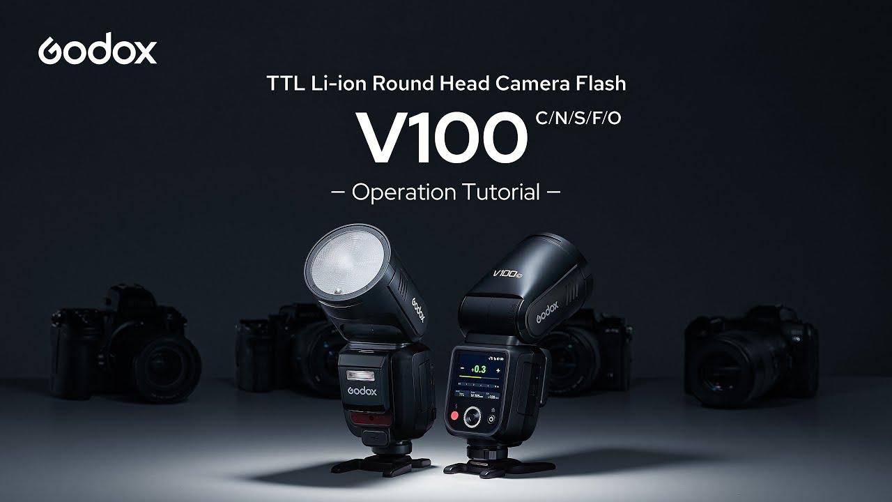 Watch Operation Tutorial | V100 TTL Li-ion Round Head Camera Flash