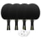 Killerspin 4X Impact Ping Pong Paddle Set in Black (4-Pack)