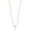 Roberto Coin 18K Yellow Gold Tiny Treasures Love Letter T Pendant With Diamonds