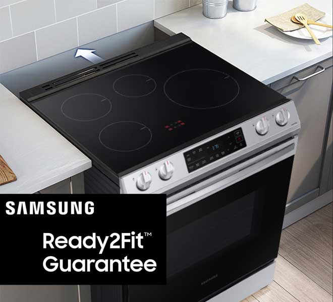 Samsung Ready2Fit Slide-In Range Guarantee
