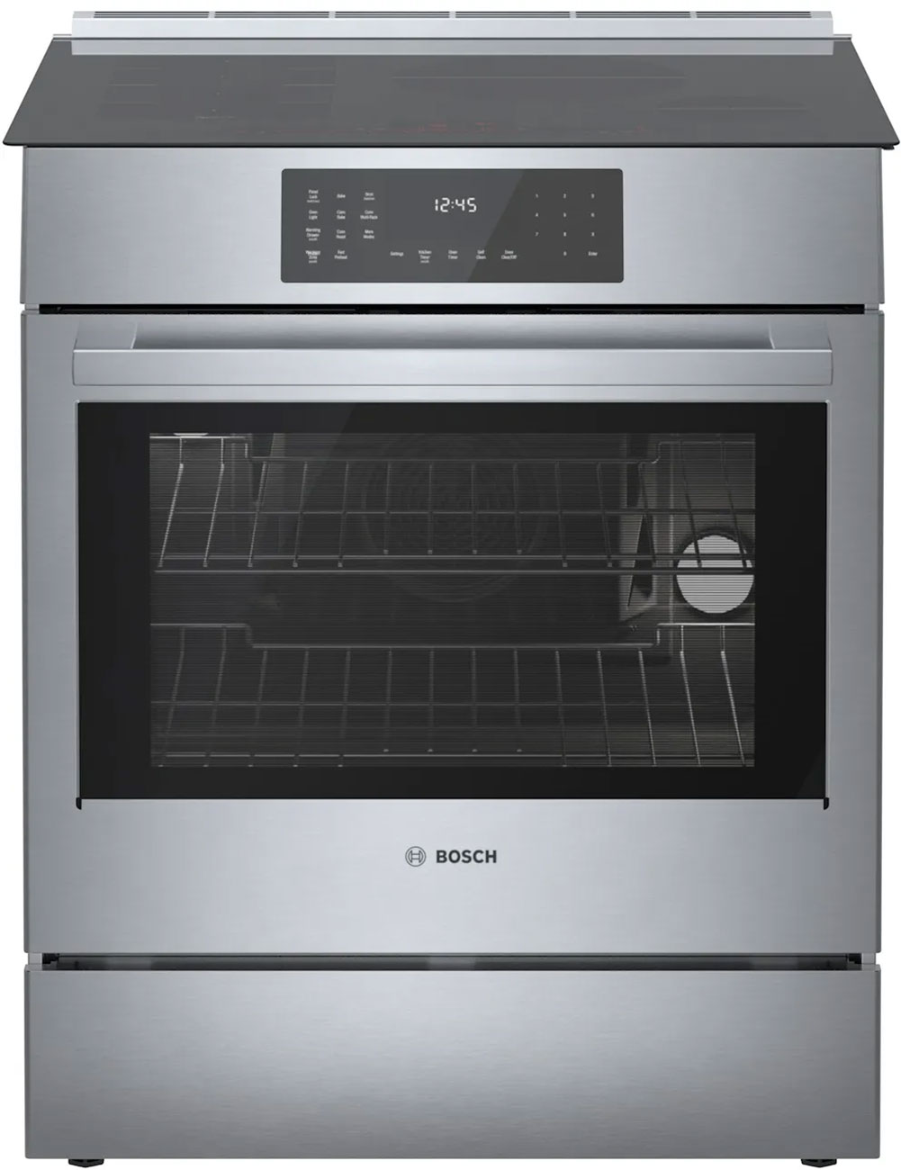 Bosch Benchmark Series 30 In. Stainless Steel Slide-In Induction Range