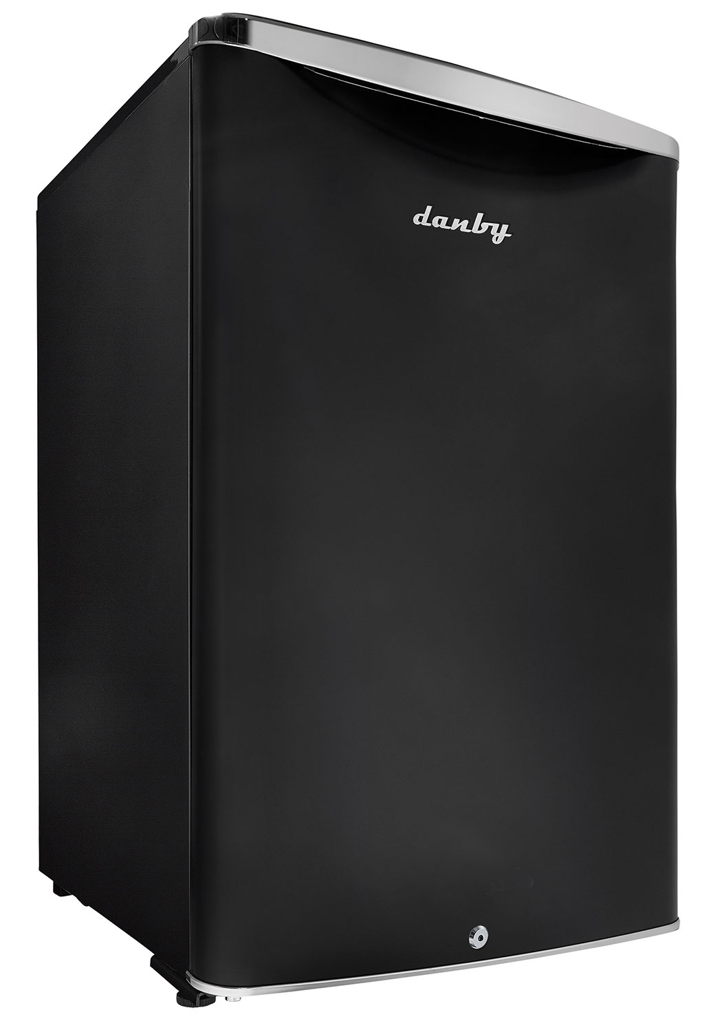 Bottom-angle view of refrigerator.
