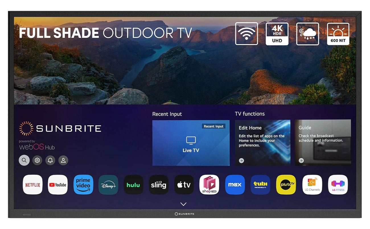 Front View of SunBrite TV