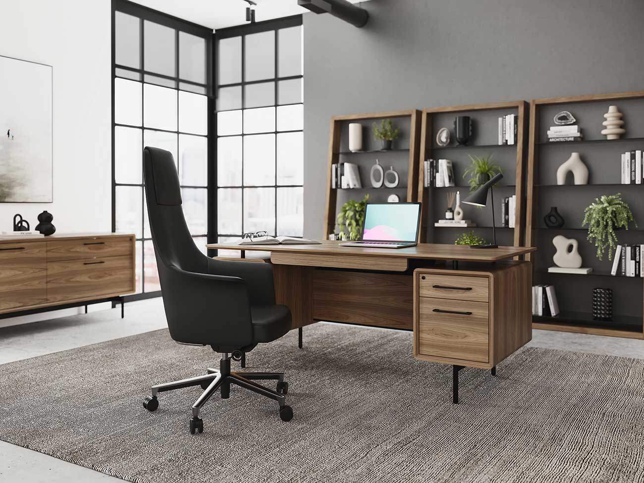 BDI - LINQ-6821-WL - Executive Office Desks