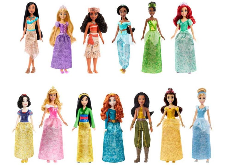 disney princess doll and dress Aurora Princess Inspired Doll Wedding Dress: Fits 11.5 or 17 Inch Dolls
