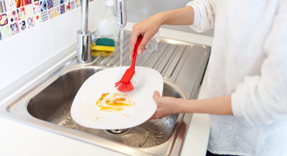 Handwashing plate