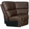 Flexsteel Full Wedge Henry in Burnt Umber Leather