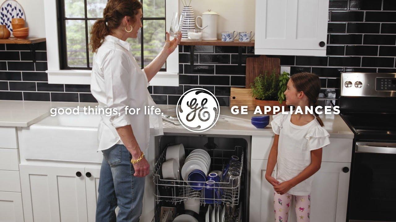 Watch GE Appliances Dishwasher with Steam + Sanitization Cycle