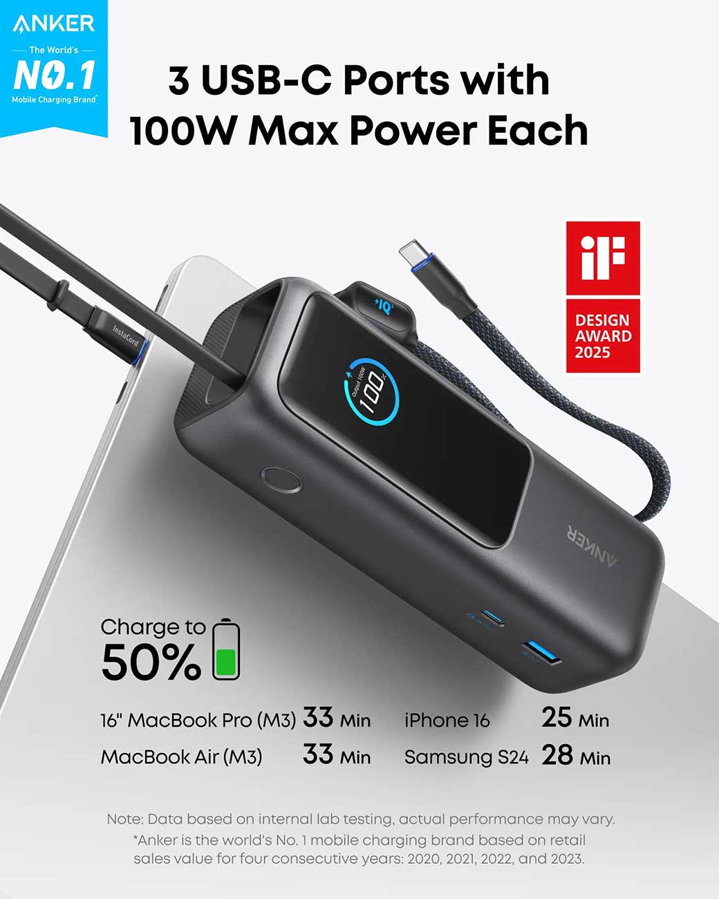 Anker - A1695H11 - Portable Chargers/Power Banks