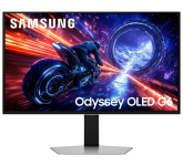 Samsung Odyssey OLED G6 G60SF 27-Inch QHD 500Hz Gaming Monitor in Silver