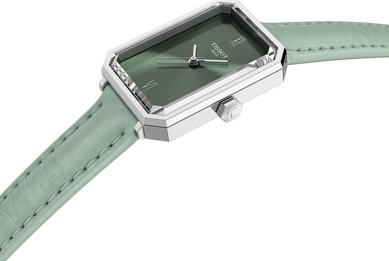 Angled view of Tissot Watch