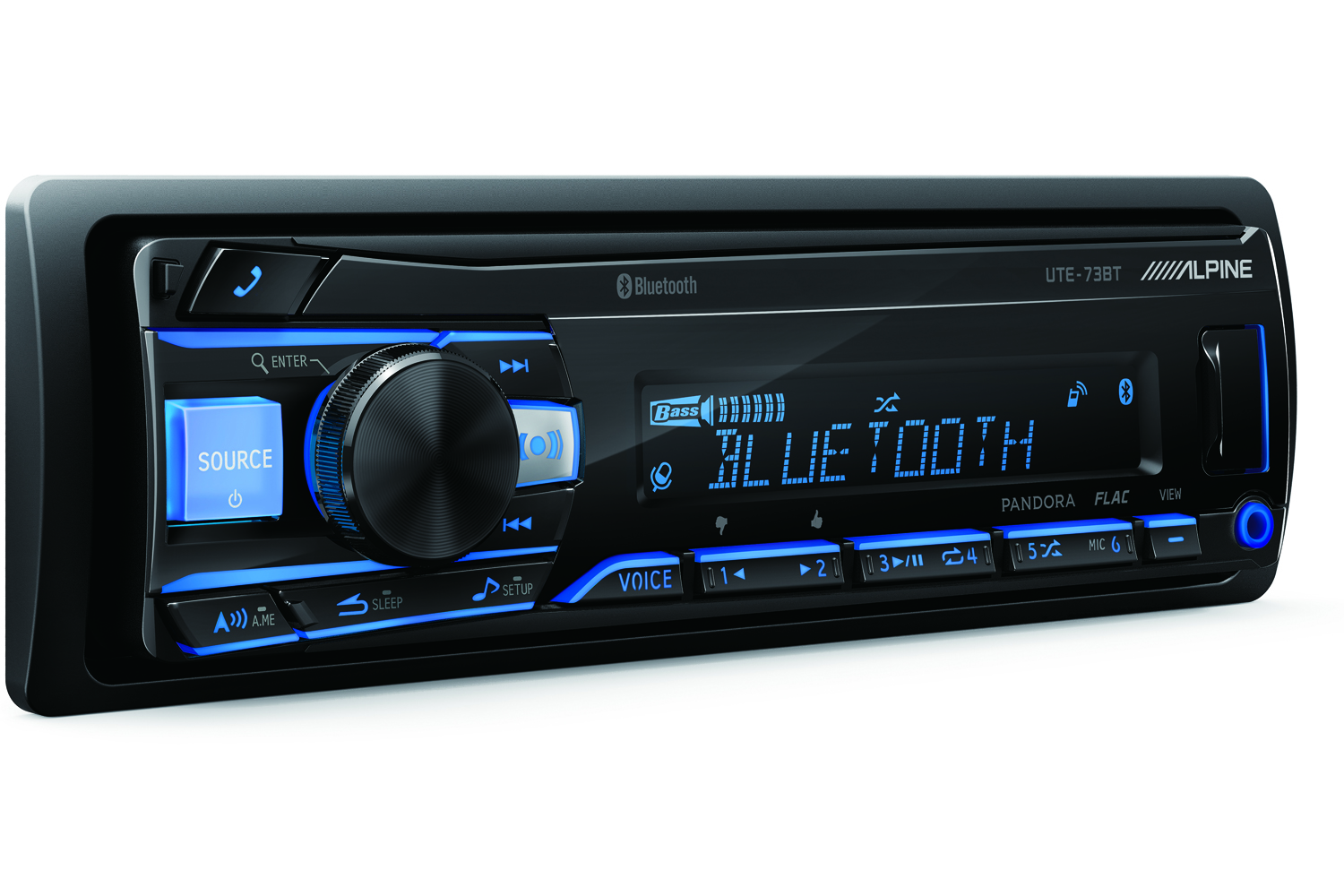 Alpine - UTE-73BT - Car Stereos - Single DIN