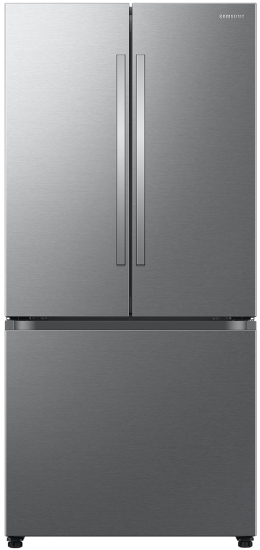 Samsung 24.5 Cu. Ct. 3-Door French Door Refrigerator with Auto Ice Maker, All-Around Cooling and Bespoke AI in Stainless Steel - RF25C5A01SRAA