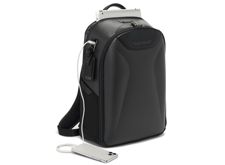 tumi backpack carbon fiber x McLaren Paddock Alpha Bravo Business from Tumi is built for versatility and performance Tumi Carbon Fiber Accent Travel