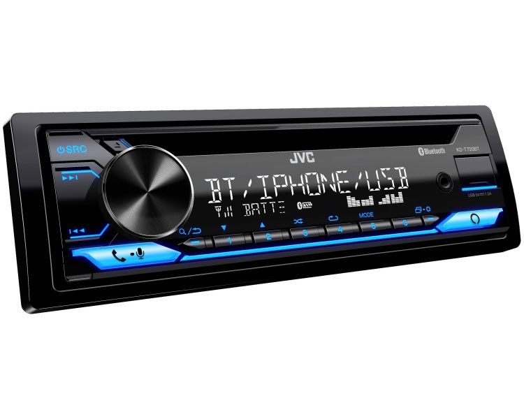 JVC - KD-T720BT - Car Stereos - Single DIN