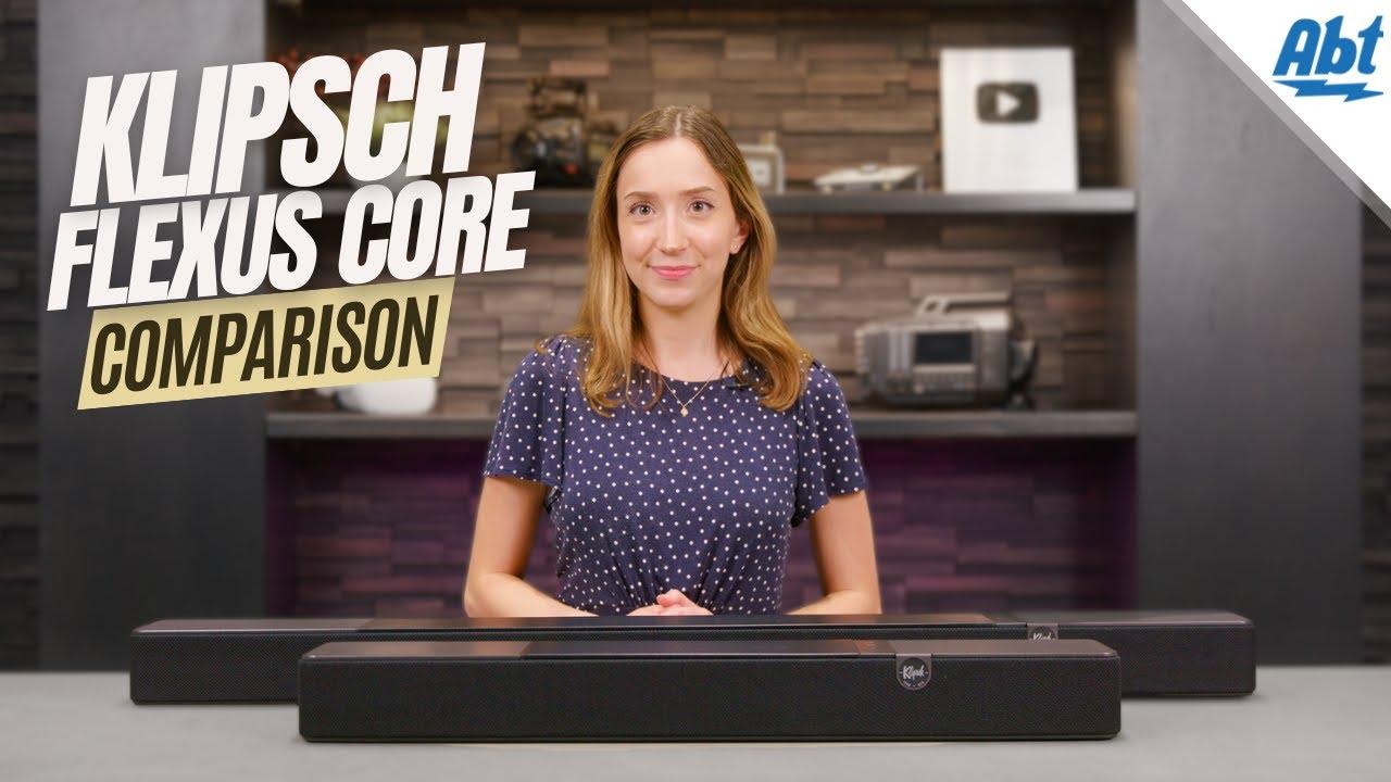 Watch Klipsch Flexus Core Soundbar Comparison: Core 100 vs Core 200