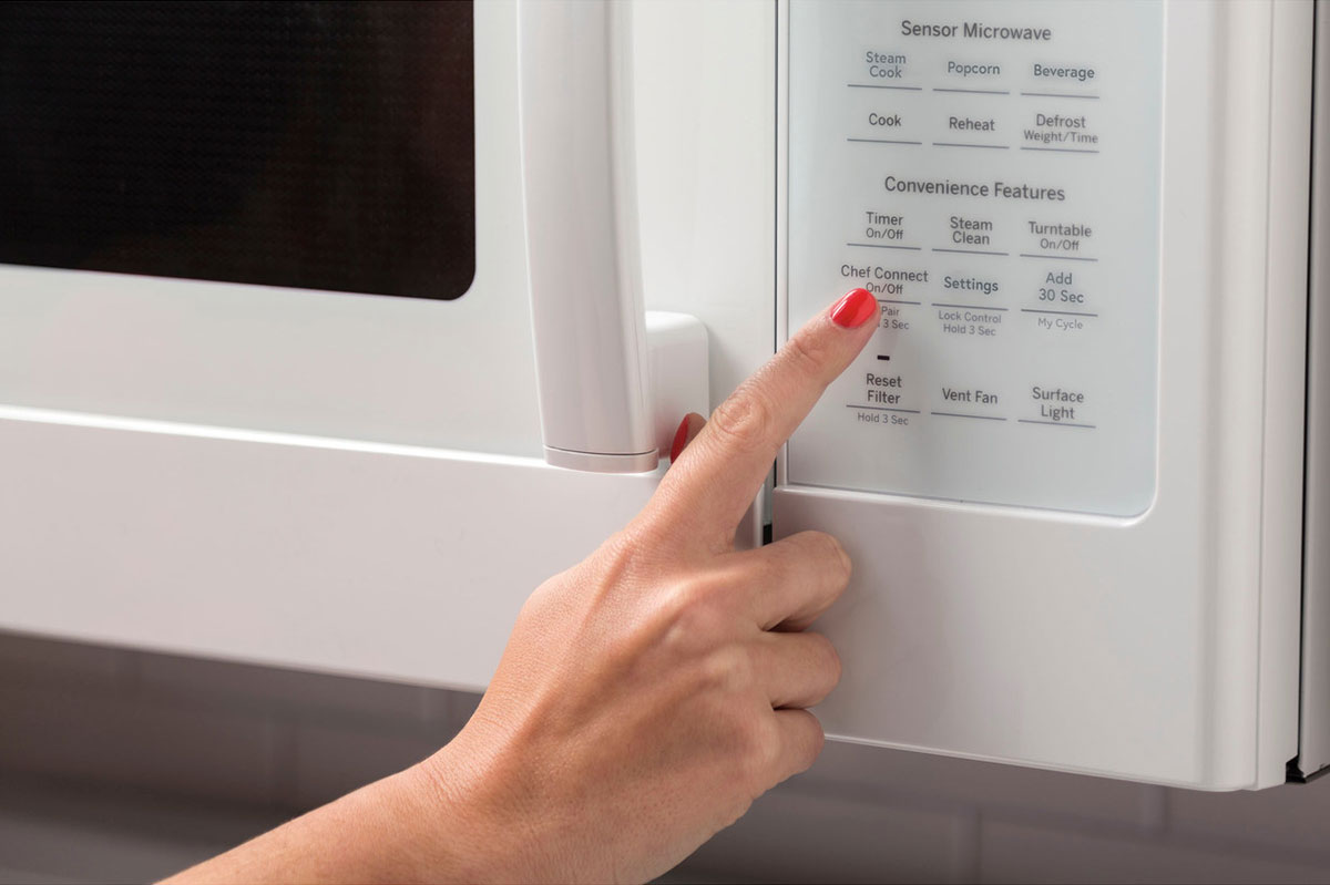 GE Profile 1.7 Cu. Ft. Microwave Oven PVM9179DRWW Abt