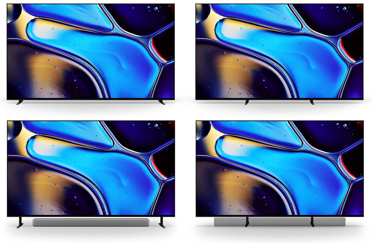 View Of Multiple TV Stand Positions