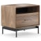 BDI Linq Bedroom Nightstand 28-Inch in Natural Walnut