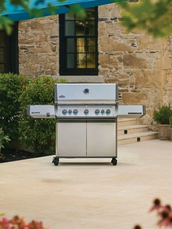 Weber Griddle situated outdoors