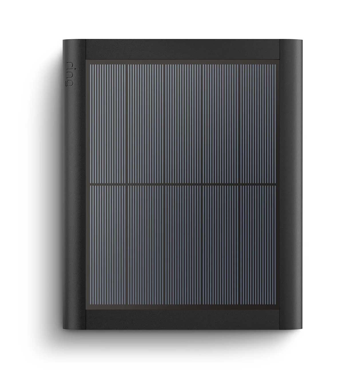 Front View Image of Black Solar Panel