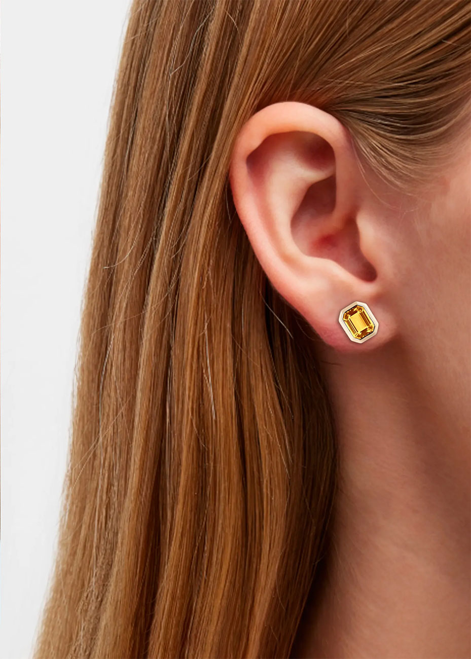 Goshwara - JE0510-CT-Y - Earrings