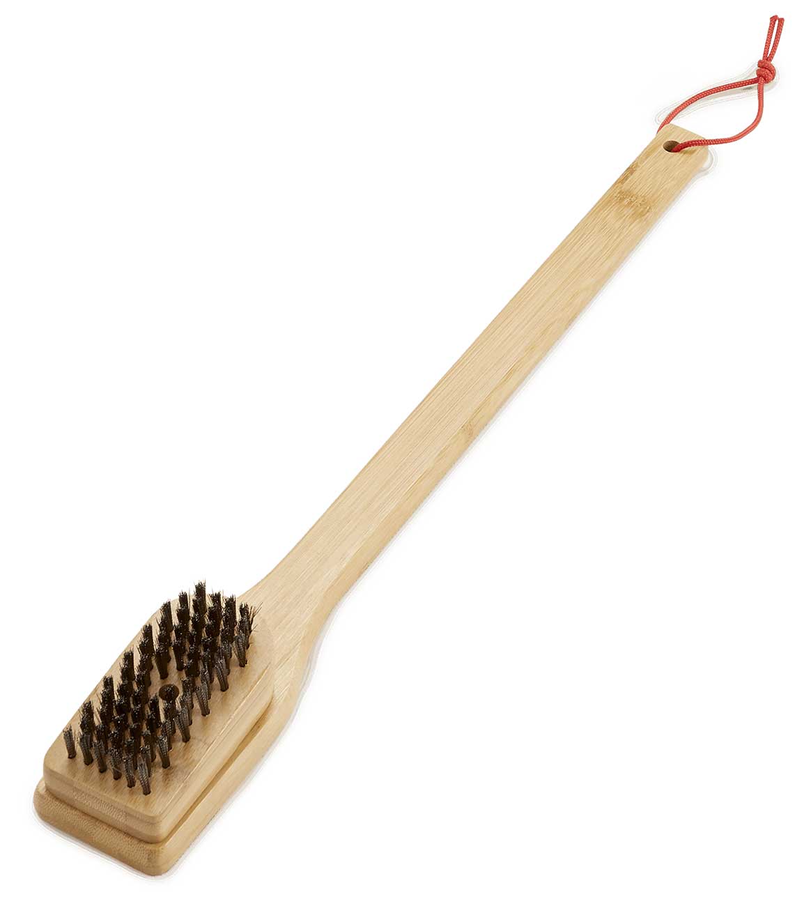 Front view of 18-Inch Bamboo Grill Brush
