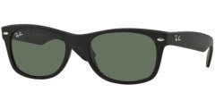 Ray-Ban Wayfarer Black Rubber Sunglasses RB2132 622/55