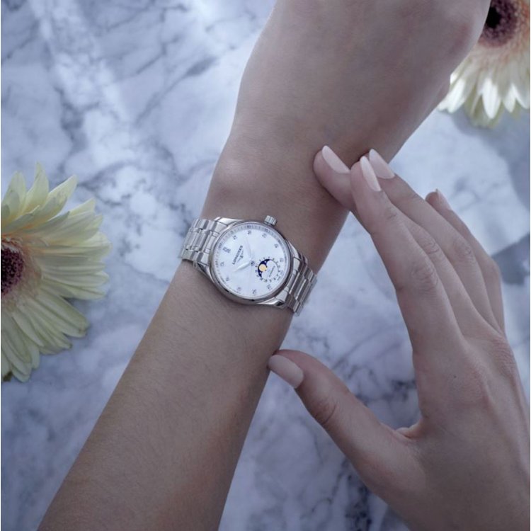 Longines Master Collection Moonphase SS Watch