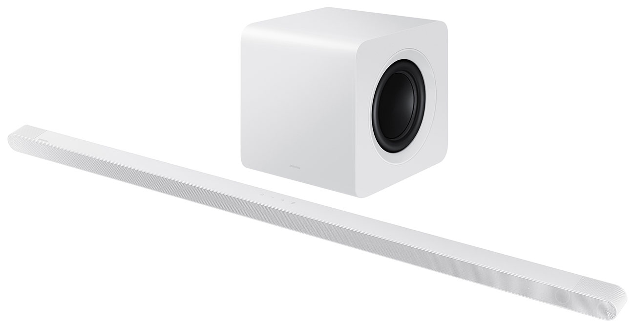 Samsung Soundbar Q-Series 3.1.2 Channel Dolby Atmos with Q-Symphony in White (2024)