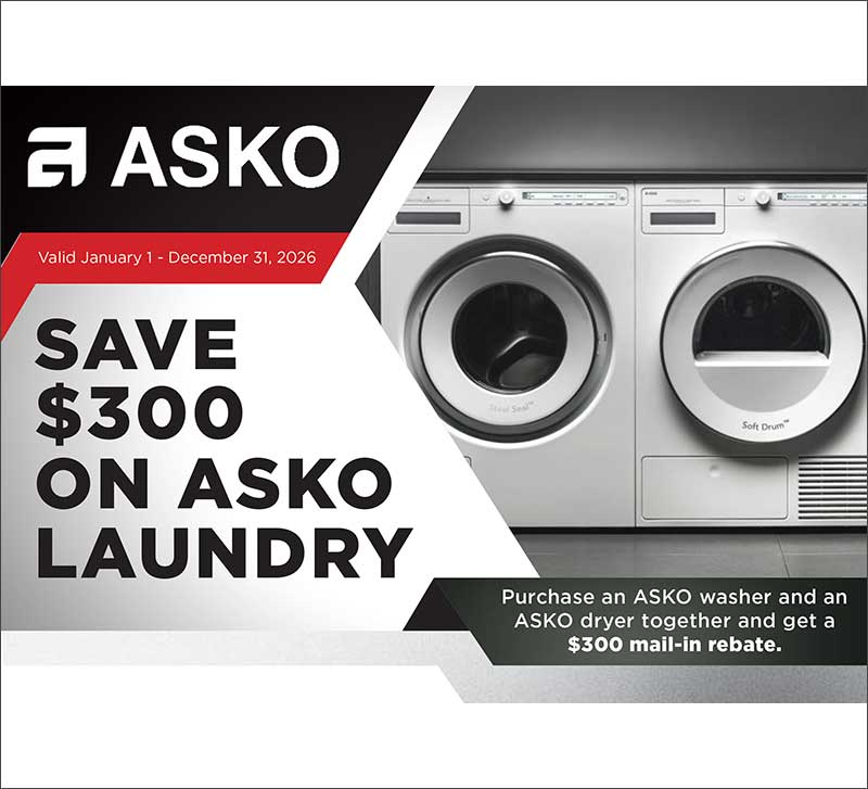 Asko Save $300 On Laundry