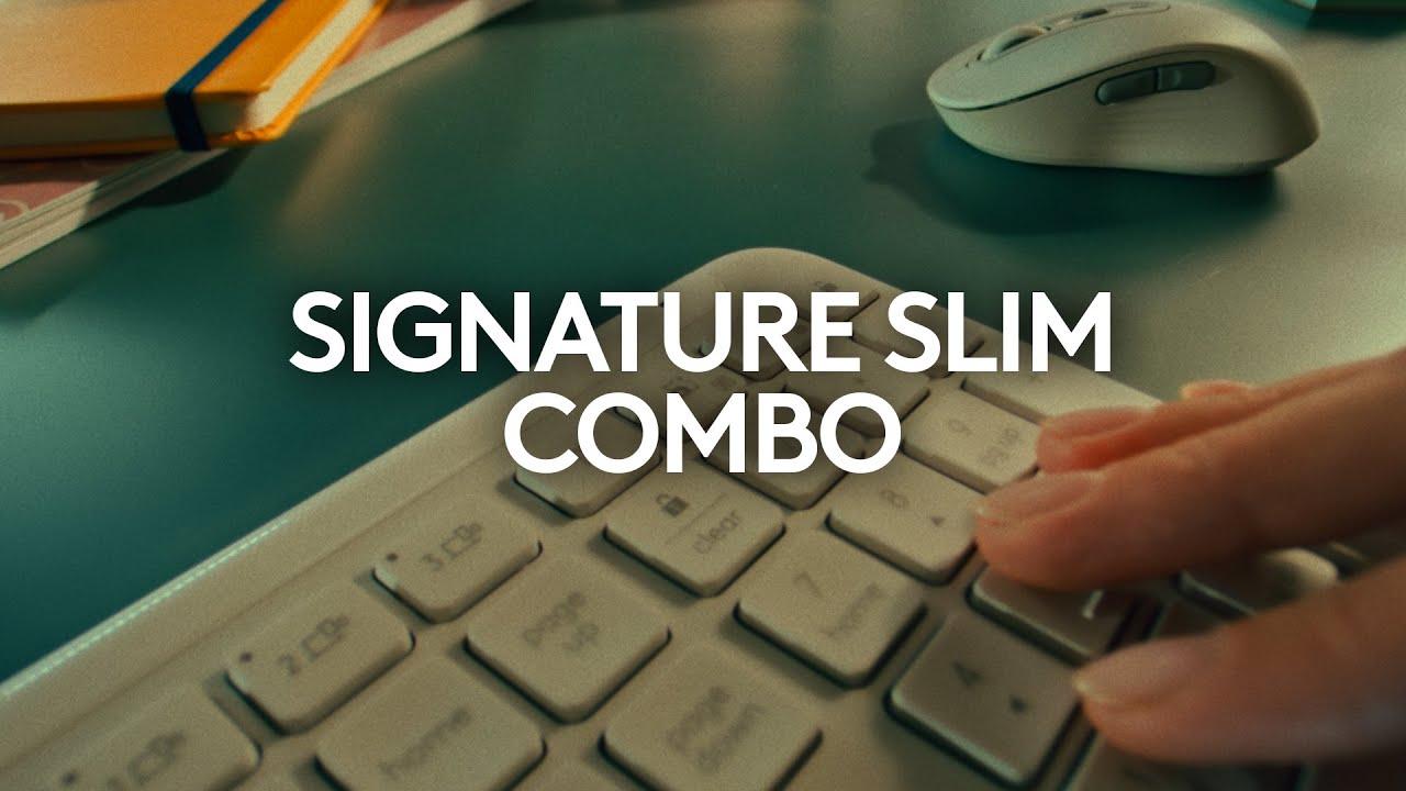 Watch Logitech | Signature Slim MK955 Keyboard and Mouse Combo - Overview