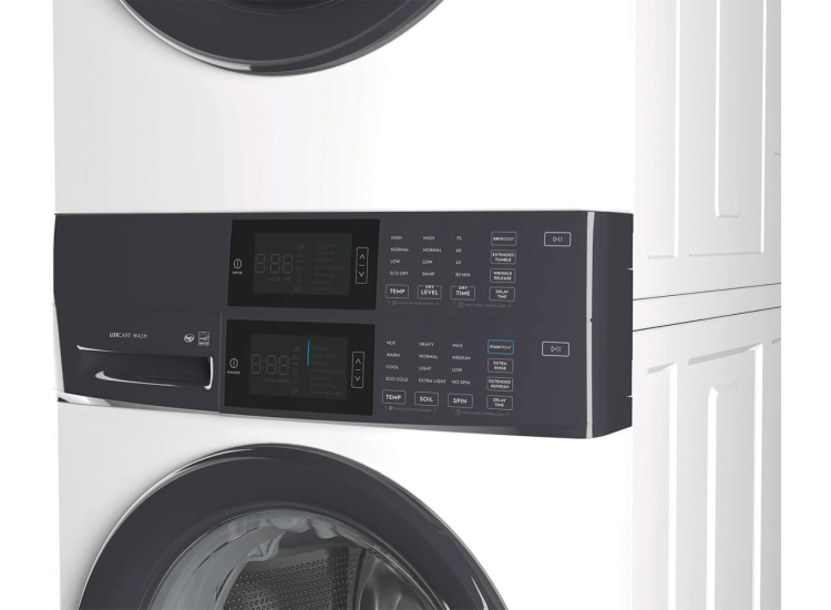 Laundry Control Electrolux Laundry Tower Single Unit in White - ELTE7300AW | Abt