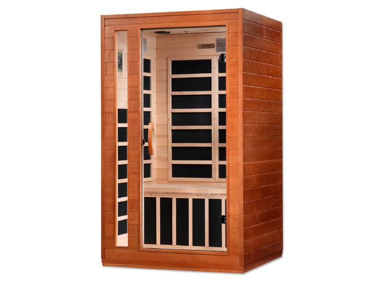 EZLIFE 2-Person Ultra Low EMF (Under 3MG) FAR Infrared Sauna - SCS-6203-01ELT