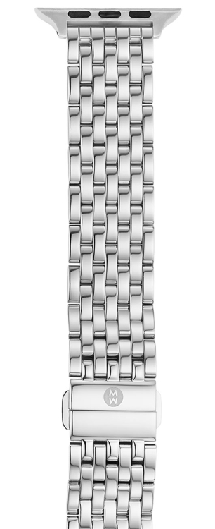 Michele Stainless Apple Watch Bracelet Band MS20GL235009