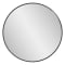 Howard Elliott Balducci Round Mirror - Small - in Black