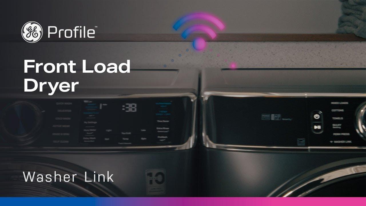 Watch GE Profile Dryer with Washer Link