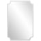 Howard Elliott Scalloped Frameless Mirror