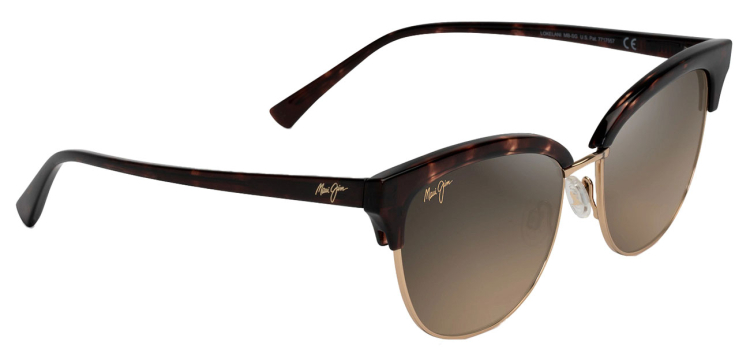 Maui Jim Lotus MJ 827-01 Tortoise Cat Eye Sunglasses Brown polarized Lenses 56mm Maui Jim Lotus MJ 827-01 Tortoise Cat Eye Sunglasses Brown  main image 3