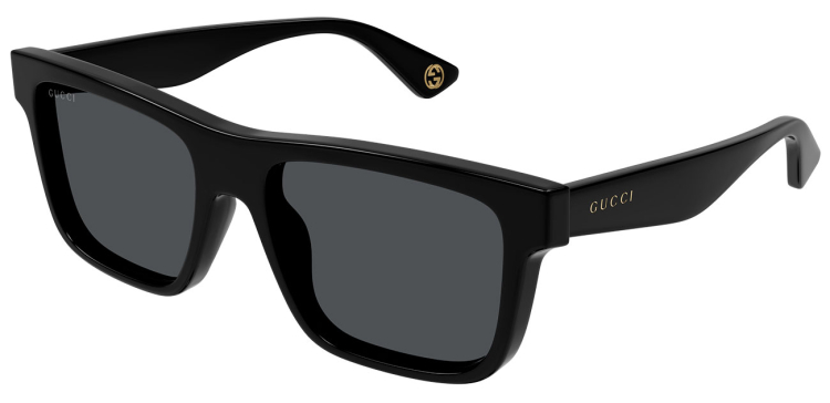Gucci Lettering Sunglasses 56mm in Black|Grey - GG1618S-001 display picture 1