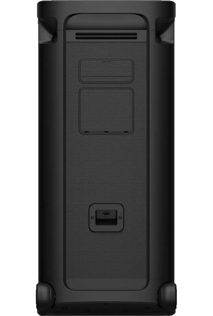 Rear View of Sony  Bluetooth Portable Speaker