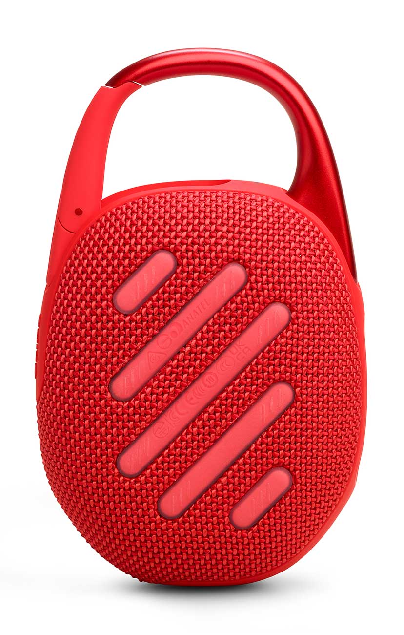 Rear view Portable Clip 5 Speaker