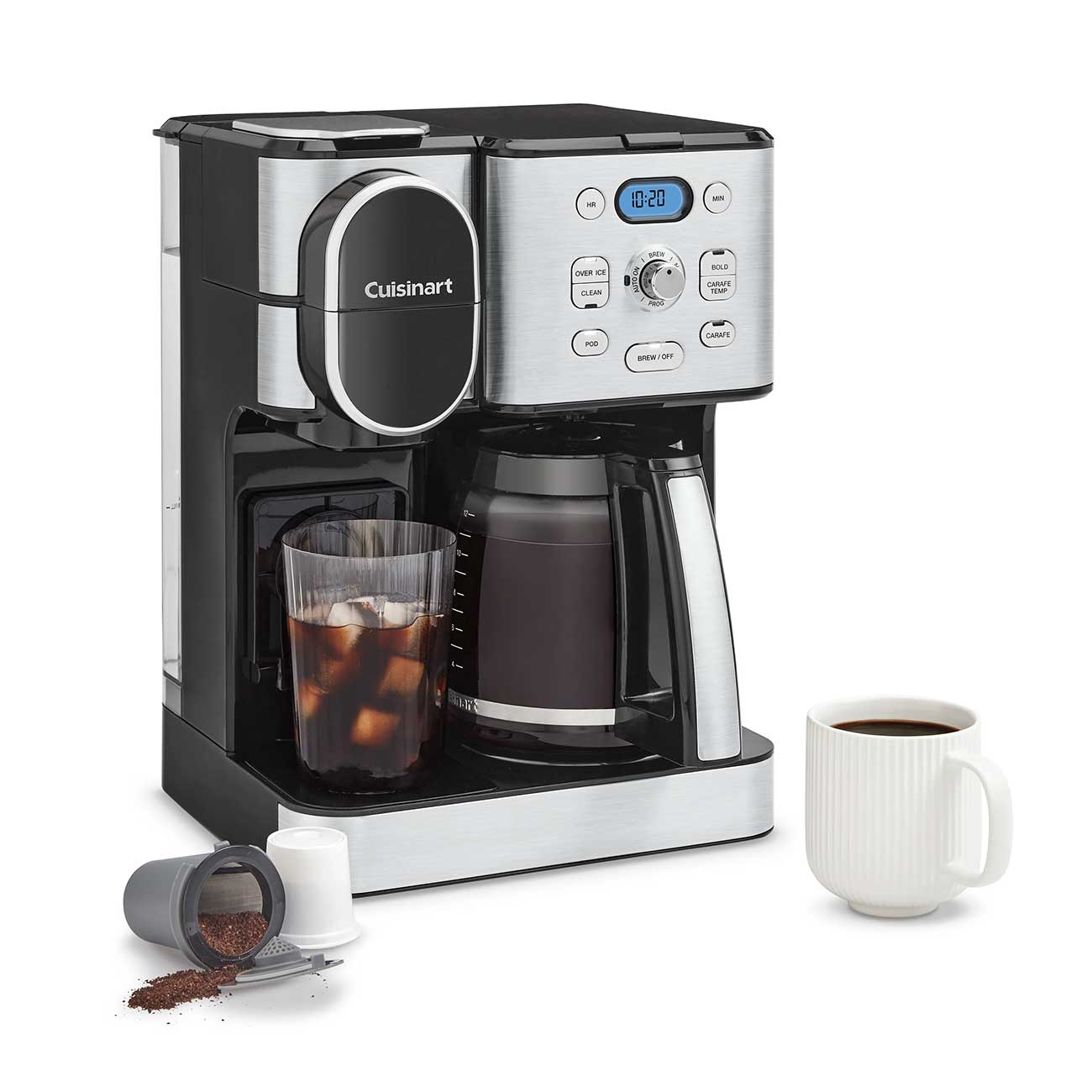 Front Angled view of 2-in-1 Coffee Maker 2