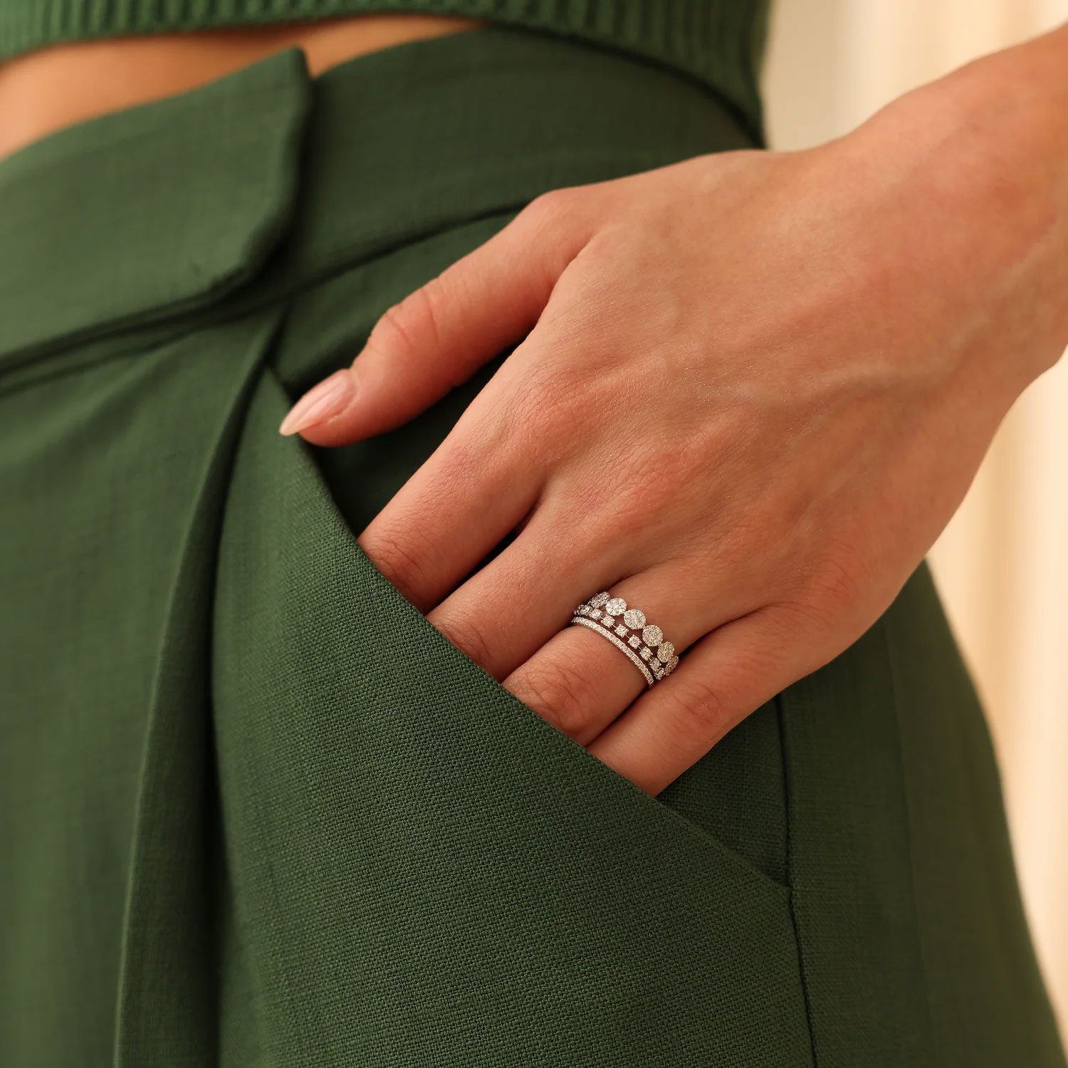 Dana Rebecca Designs - R1332-WG-6-5 - Rings