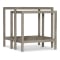 Bernhardt Albion Nesting Tables in Pewter