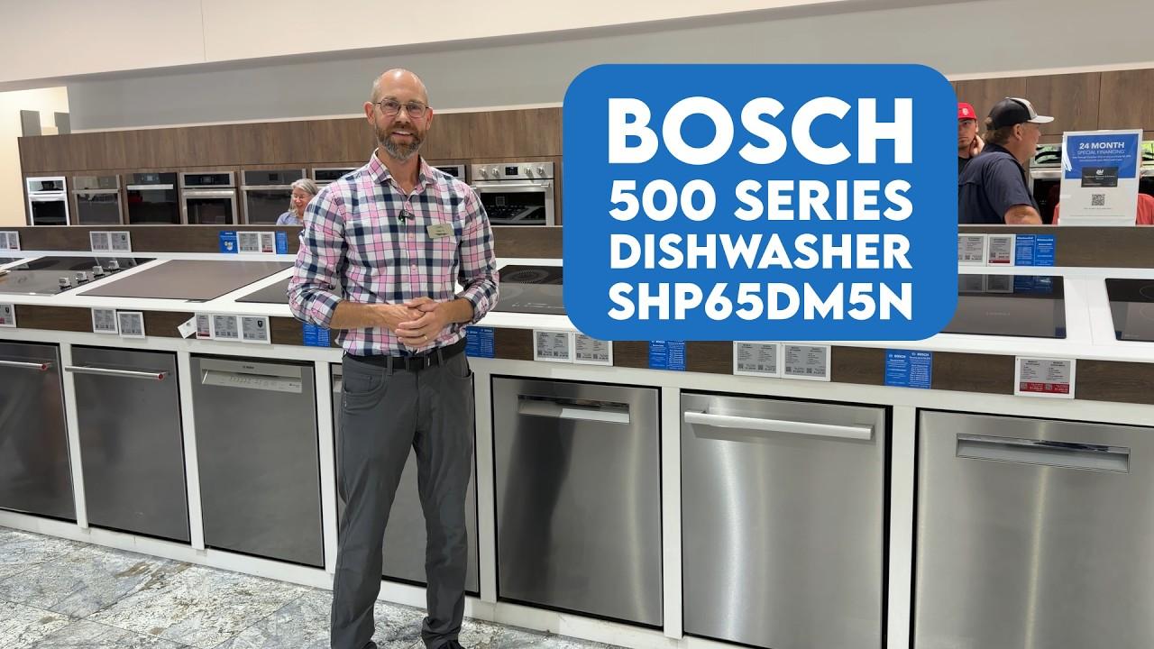 Watch Bosch 500 Series Dishwasher - SHP65DM5N