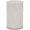 Bernhardt Solaria Accent Table in Weathered Bone | Shiny Nickel