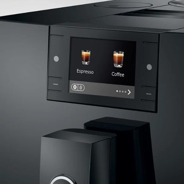 Close-up of the Jura C9 color display.