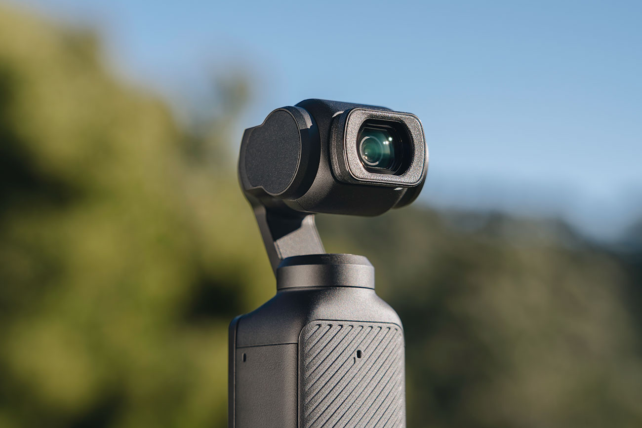 Close up view of gimbal in nature